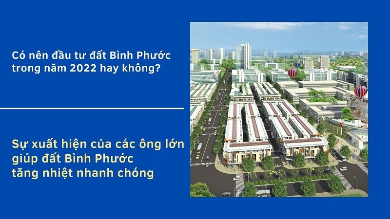 đất Bình Phước tăng nhiệt nhanh chóng